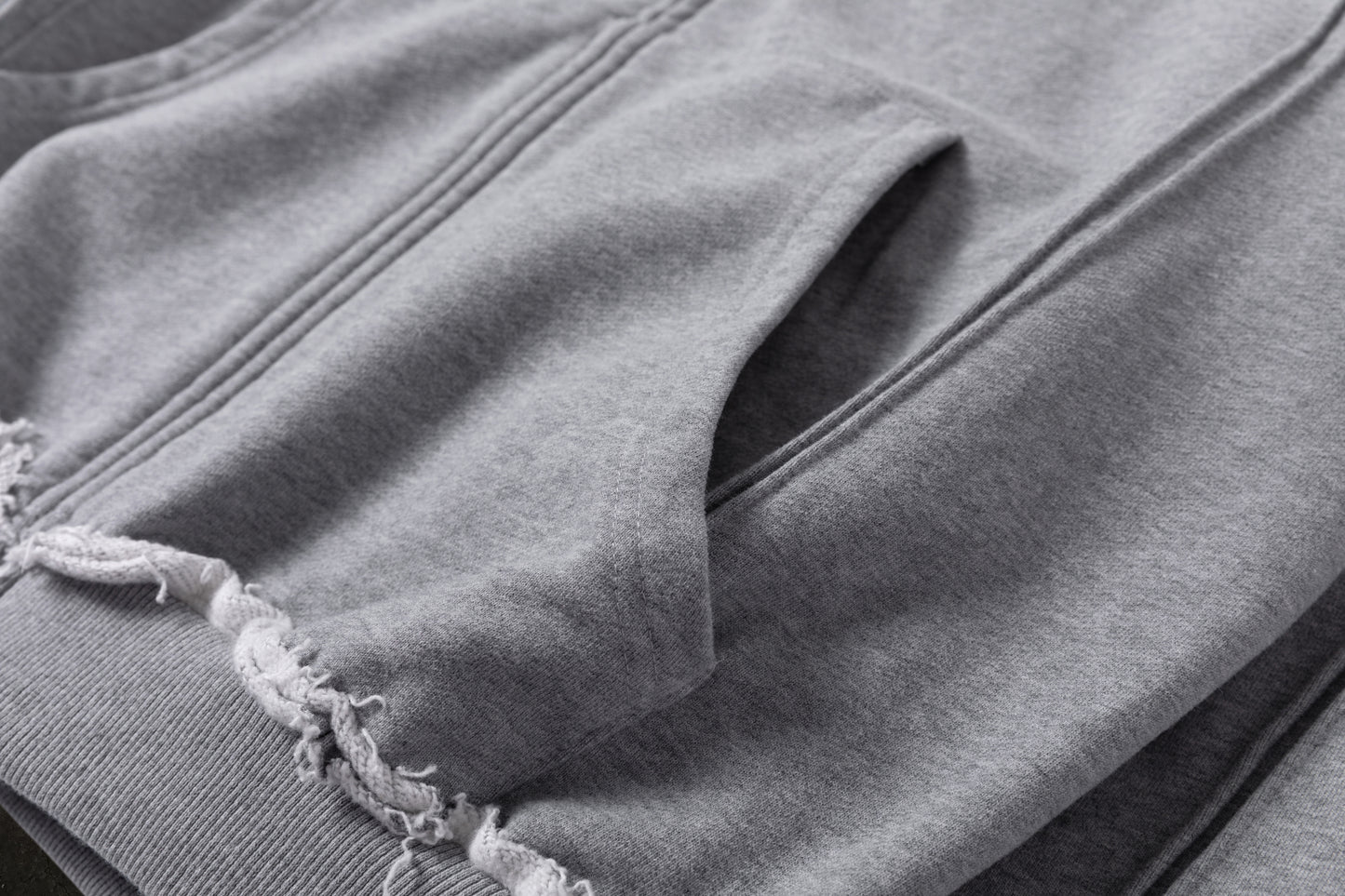 HOOK TEE (DYED GREY)