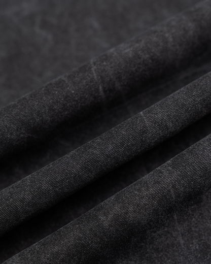 DYED NYLON BOMBER (COAL)